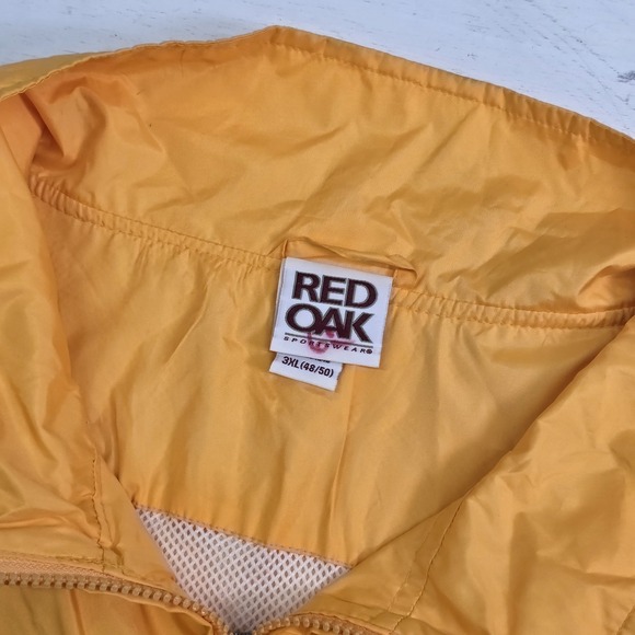 Red Oak NCAA Southern Miss Golden Eagles 1/4 Zip Yellow Windbreaker Jacket 3XL - Picture 5 of 12